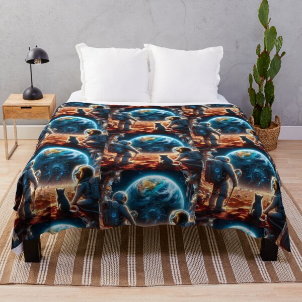 Item preview, astranaut and lion at space designed and sold by Dogandesighn.