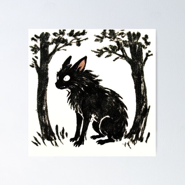Item preview, A Mythical Creature in Ink Sketch designed and sold by SunkenCost.