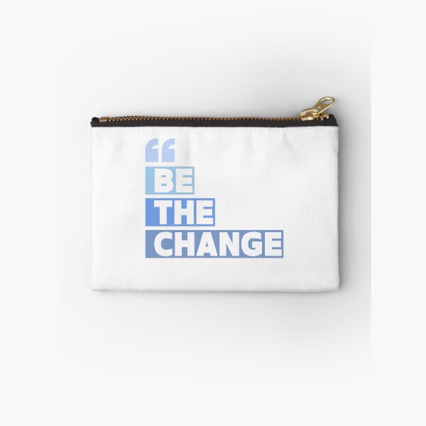 Item preview, "Be the Change" – Inspired by Mahatma Gandhi designed and sold by PeacefulEmporium.