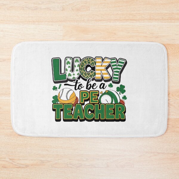 Item preview, Lucky to be a pe teacher designed and sold by marfanna.