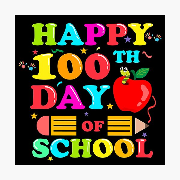 Item preview, Happy 100th day of school  designed and sold by Africanista.