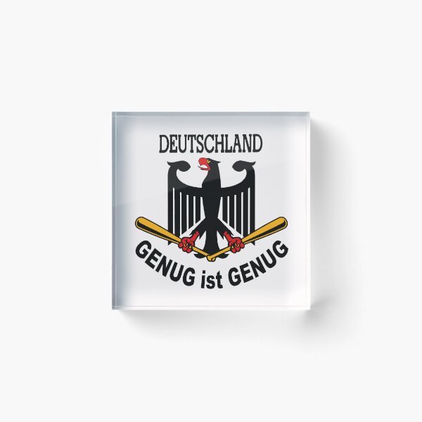 Item preview, Enough is Enough; Germany; designed and sold by StickerApe.