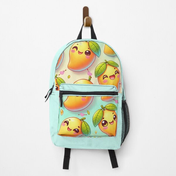 Item preview, Cute Cartoon Mango Pattern on Pastel Background for summer. designed and sold by Glam-OOTD.