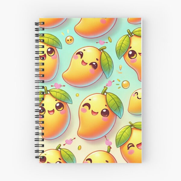 Item preview, Cute Cartoon Mango Pattern on Pastel Background for summer. designed and sold by Glam-OOTD.