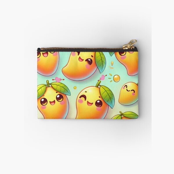 Item preview, Cute Cartoon Mango Pattern on Pastel Background for summer. designed and sold by Glam-OOTD.