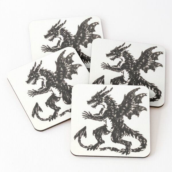 Item preview, Ethereal Ink Sketch of a Mythical Creature designed and sold by SunkenCost.
