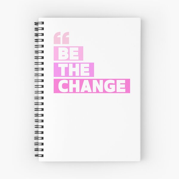 Item preview, "Be the Change" – Inspired by Mahatma Gandhi PINK designed and sold by PeacefulEmporium.