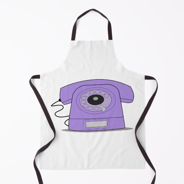 Item preview, Retro violet telephone, vintage rotary phone designed and sold by ZnDigitalPrints.