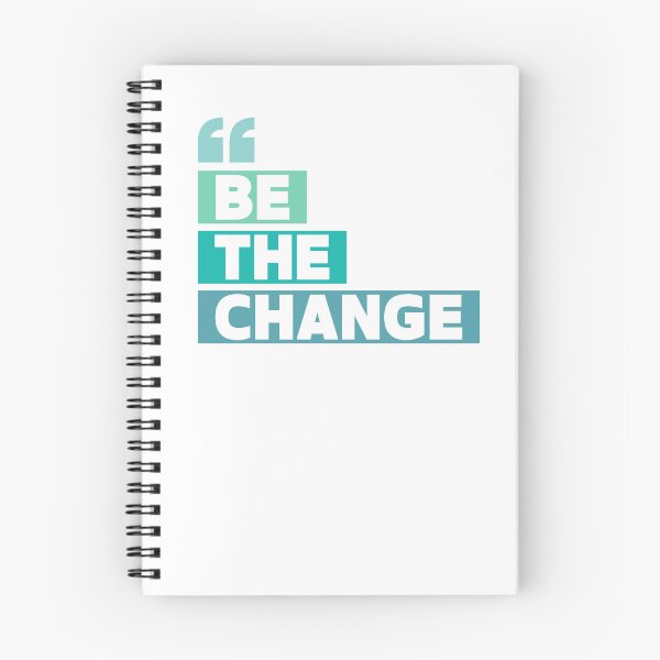 Item preview, "Be the Change" – Inspired by Mahatma Gandhi GREEN designed and sold by PeacefulEmporium.