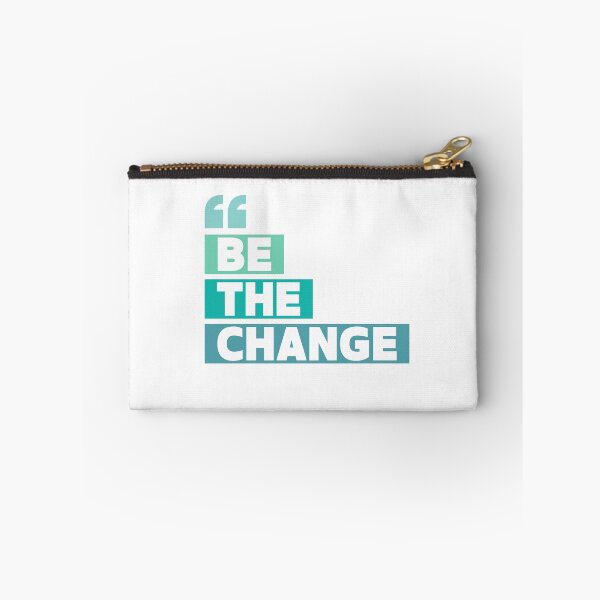 Item preview, "Be the Change" – Inspired by Mahatma Gandhi GREEN designed and sold by PeacefulEmporium.
