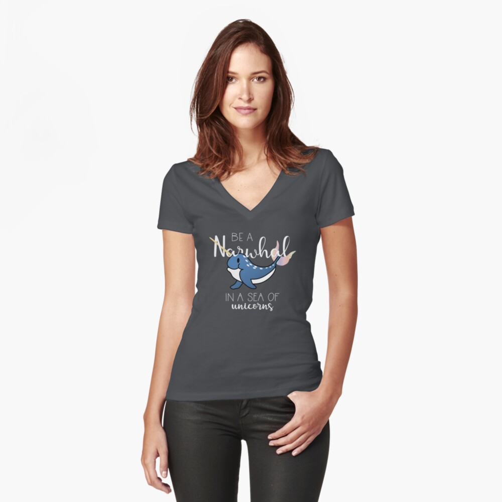 Item preview, Fitted V-Neck T-Shirt designed and sold by 3CCreativDesign.