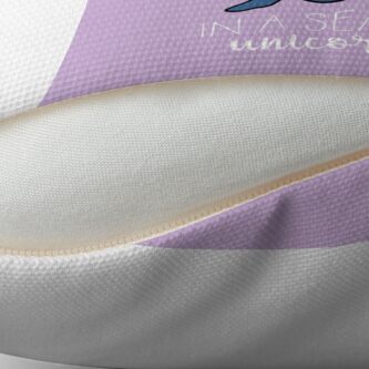 Alternate view of Be Narwhal in a Sea of Unicorns Throw Pillow