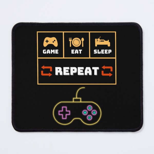 Item preview, Game Eat Sleep Repeat - Gaming quote designed and sold by TheArtistOf2022.