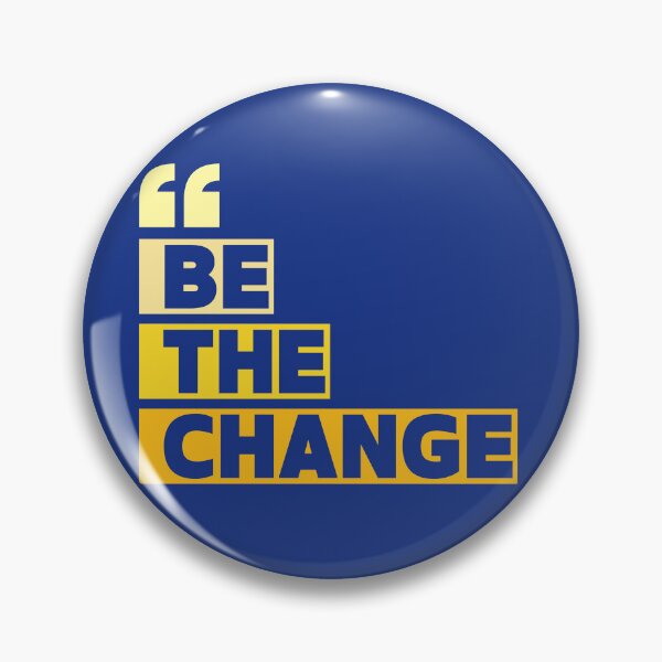 Item preview, "Be the Change" – Inspired by Mahatma Gandhi YELLOW designed and sold by PeacefulEmporium.
