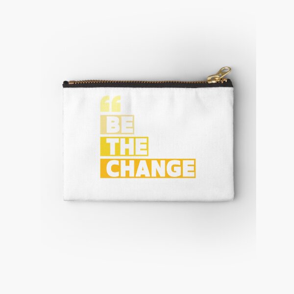 Item preview, "Be the Change" – Inspired by Mahatma Gandhi YELLOW designed and sold by PeacefulEmporium.