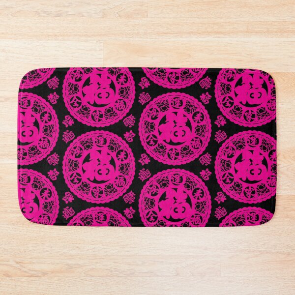 Item preview, BlackPink Ink Beautiful flower Chinese paper cutting art and designs designed and sold by Bspaces.