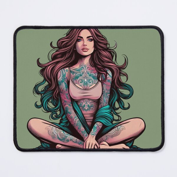 Item preview, Tattooed Boho Goddess – Mystical Feminine Beauty designed and sold by mcaussieb.