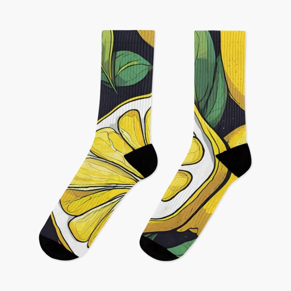 Item preview, Lemon Zest - Citrus Fruit Pattern designed and sold by Line in Bloom.