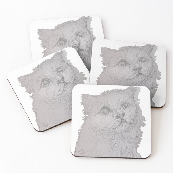 Item preview, Emotional Cat (Original Drawing by Alice CCI) designed and sold by VanyssaGraphics.