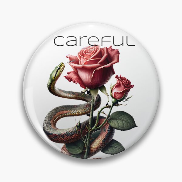 Item preview, Careful! Rose with snake designed and sold by DirtyHandz.