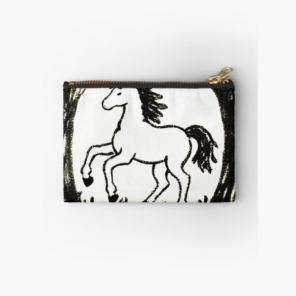Item preview, Ink Sketch of a Mystical Unicorn in Enchanted Forest designed and sold by SunkenCost.