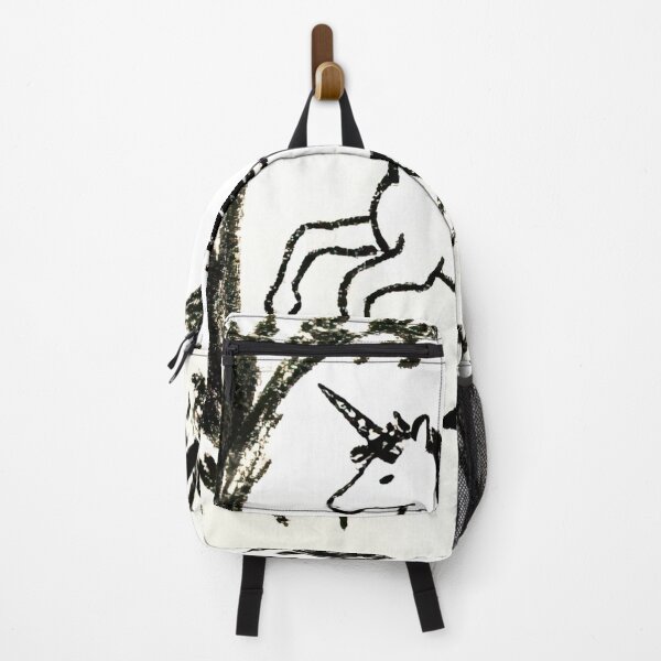Item preview, Ink Sketch of a Mystical Unicorn in Enchanted Forest designed and sold by SunkenCost.