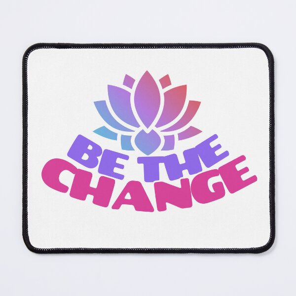 Item preview, "Be the Change" – Inspired by Mahatma Gandhi LOTUS designed and sold by PeacefulEmporium.