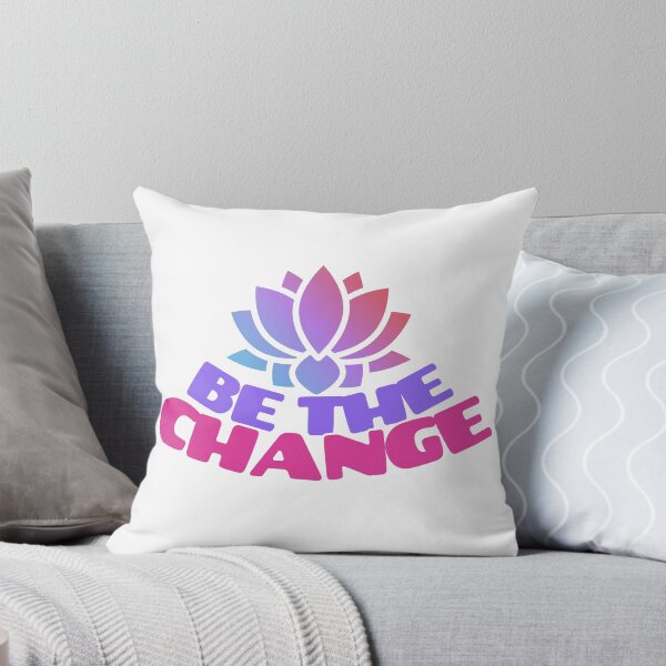 Item preview, "Be the Change" – Inspired by Mahatma Gandhi LOTUS designed and sold by PeacefulEmporium.