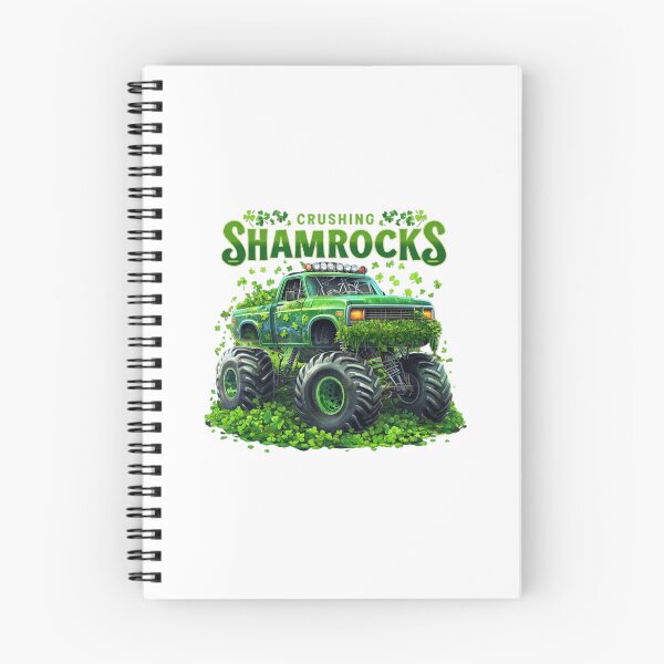 Item preview, "Crushing Shamrock St. Patrick's Day Shirt" – Shamrock Truck Family Design, St. Paddy's Day Gift designed and sold by Colorful-Garden.
