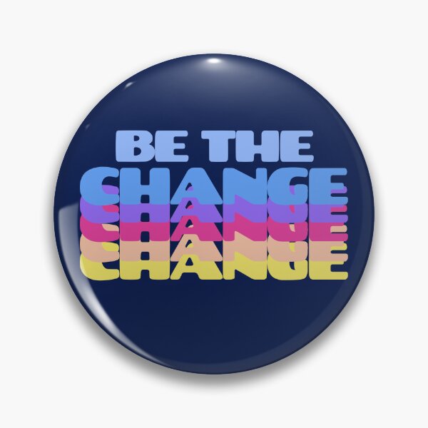 Item preview, "Be the Change" – Inspired by Mahatma Gandhi Change Echo designed and sold by PeacefulEmporium.