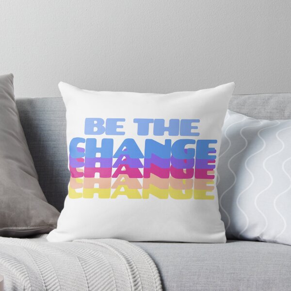 Item preview, "Be the Change" – Inspired by Mahatma Gandhi Change Echo designed and sold by PeacefulEmporium.