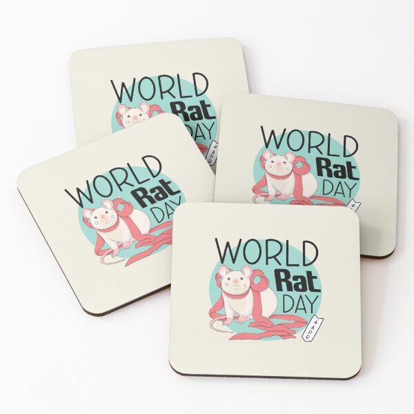 Item preview, 4 April World Rat Day - Wacky Holidays designed and sold by ChemicalXShop.