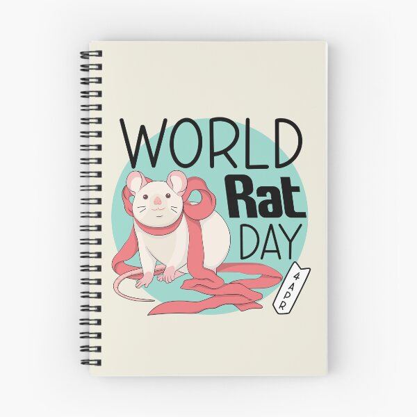 Item preview, 4 April World Rat Day - Wacky Holidays designed and sold by ChemicalXShop.