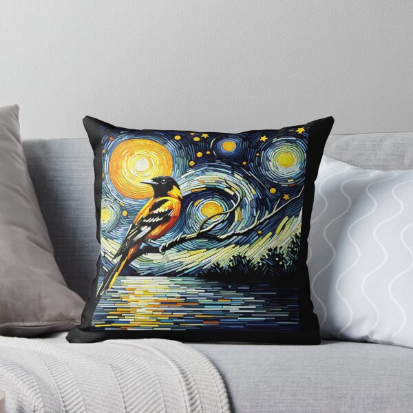Item preview, Starry Night Oriole Van Gogh Bird Lover designed and sold by Kimberley King Art  King Art.