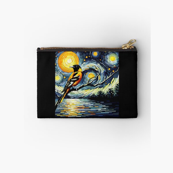 Artikelvorschau, Sternennacht Pirol Van Gogh Vogelliebhaber entworfen und verkauft von Kimberley King Art  King Art.