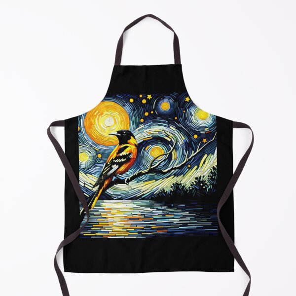 Item preview, Starry Night Oriole Van Gogh Bird Lover designed and sold by Kimberley King Art King Art.