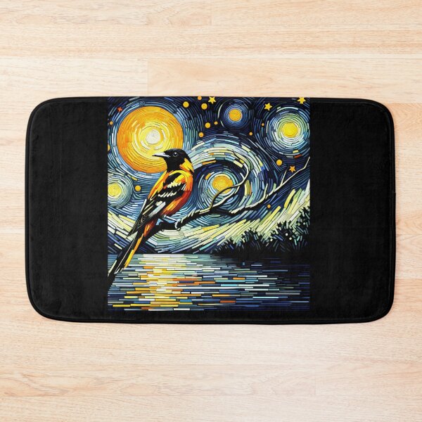 Item preview, Starry Night Oriole Van Gogh Bird Lover designed and sold by Kimberley King Art  King Art.