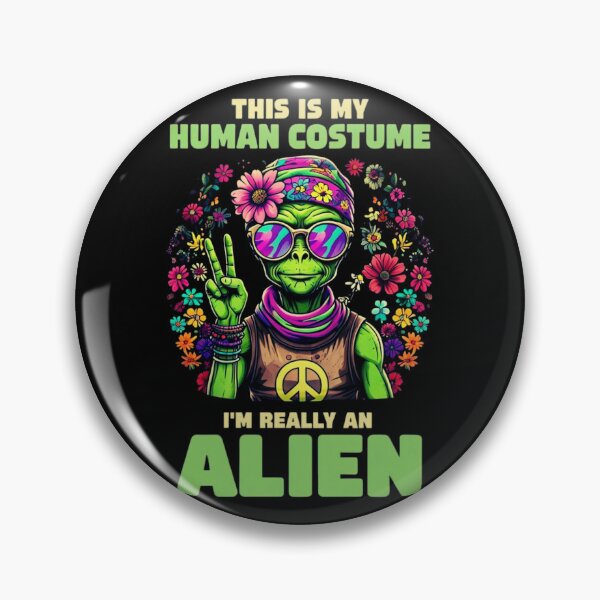 Item preview, Playful Hippie-Themed Alien Surrounded by Colorful Flowers – Psychedelic Boho Art designed and sold by Colorful-Garden.