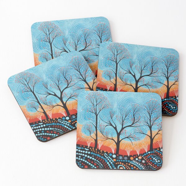 Item preview, Aboriginal Inspired Dot Art - Spring Awakening designed and sold by GrinGalore.