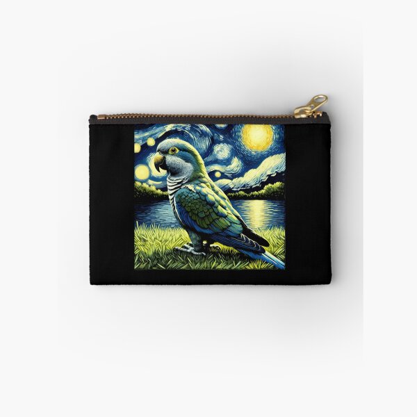 Item preview, Starry Night Quaker Parrot Van Gogh Bird Lover designed and sold by Kimberley King Art  King Art.
