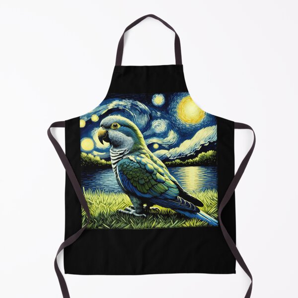 Item preview, Starry Night Quaker Parrot Van Gogh Bird Lover designed and sold by Kimberley King Art King Art.