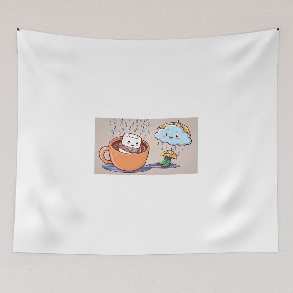 Item preview, Hot Chocolate and Rain – The Perfect Duo designed and sold by StormArte.