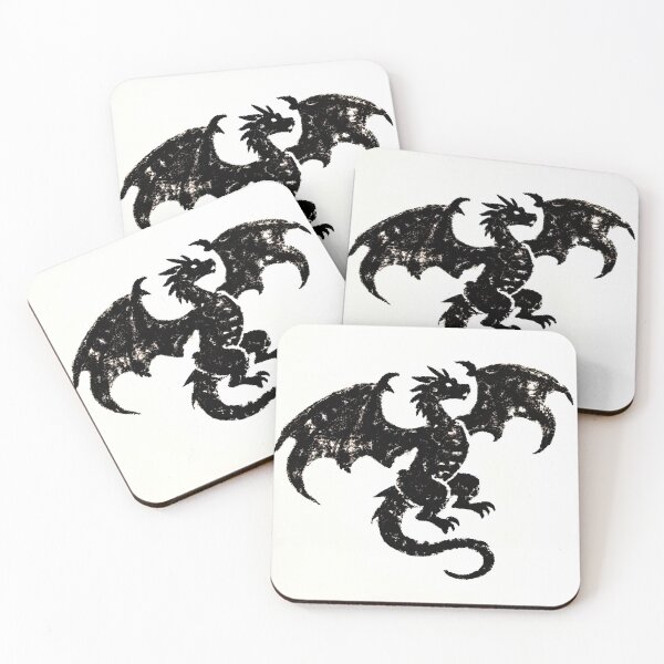 Item preview, Ink Sketch of a Mythical Dragon designed and sold by SunkenCost.