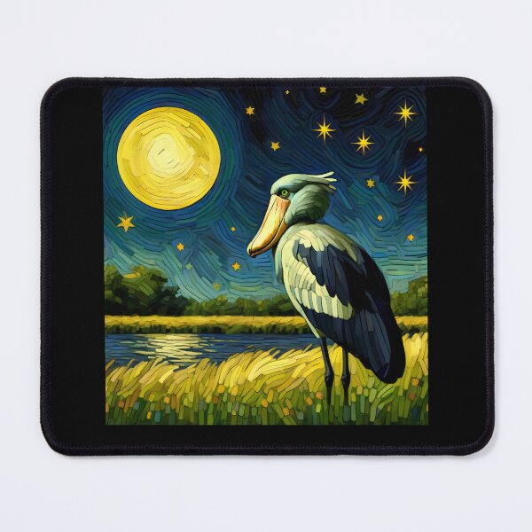 Item preview, Starry Night Shoebill Bird Van Gogh Bird Lover designed and sold by Kimberley King Art  King Art.