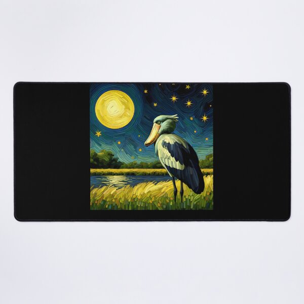 Item preview, Starry Night Shoebill Bird Van Gogh Bird Lover designed and sold by Kimberley King Art  King Art.