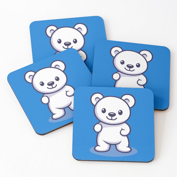 Item preview, Cute white bear designed and sold by FluffyGallery.