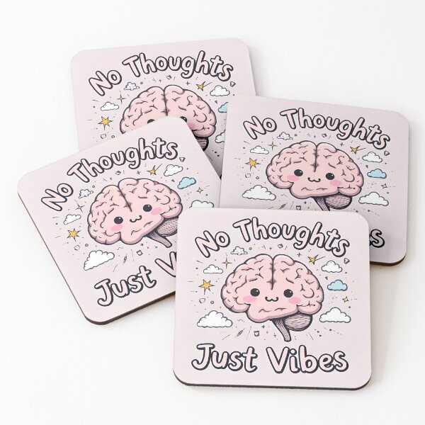 Item preview, No Thoughts, Just Vibes designed and sold by PinnacleAtelier.
