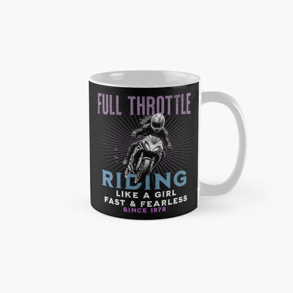Item preview, Full Throttle - Riding Like a Girl Since 1978 designed and sold by LegendaryDesigns.