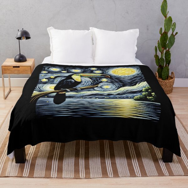 Item preview, Starry Night Tropical Toucan Van Gogh Bird Lover designed and sold by Kimberley King Art King Art.