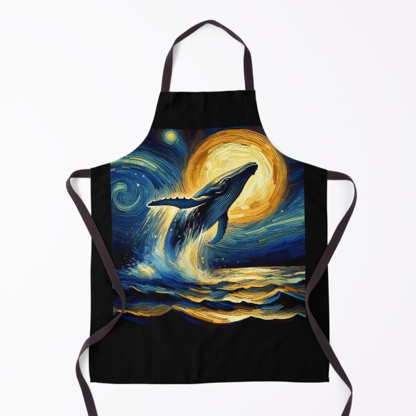 Item preview, Starry Night Whale Van Gogh Lover designed and sold by Kimberley King Art King Art.